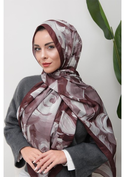 Floral Akrilik Desenli Dijital Soft Şal modelleri