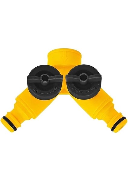 2 Çıkışlı Musluk Bağlantı Adaptörü, Dış Mekan Koşullarına Dayanıklı, Aynı Anda Iki Hortumu Bağlama, Bahçe Sulama, Çim ve Bitki Bakımı, Araç Yıkama, Dış Mekan Temizlik Işleri