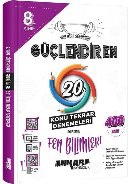 8.sınıf Güçlendiren 20Lİ Konu Tekrarı Fen Bilimleri (Güncel Marif Model) fırsatları