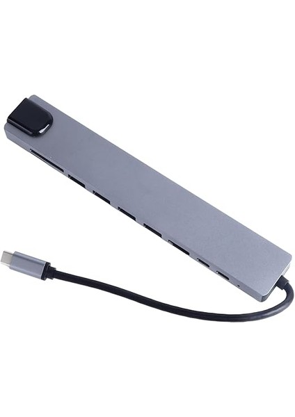 Type C Hub, 10 In 1 4 Adet 3.0 USB Çoklayıcı,4k HDMI Bağlantısı,sd Tf Kart OKUYUCU,RJ45 Ethernet,2 Adet USB C Pc Bağlantı Girişli Adaptörü Macbook ile Uyumlu ZR795 fırsatları