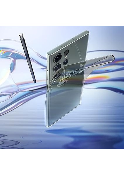 Galaxy S23 Ultra Kılıf Liquid Crystal 4 Tarafı Tam Koruma Space Crystal - ACS05611 modelleri