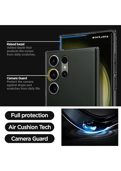 Galaxy S23 Ultra Kılıf Liquid Crystal 4 Tarafı Tam Koruma Space Crystal - ACS05611 indirimleri