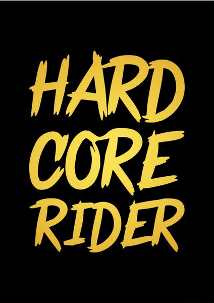 Hard Core Rider Sticker Cam Sticker Oto Sticker 14X18 cm