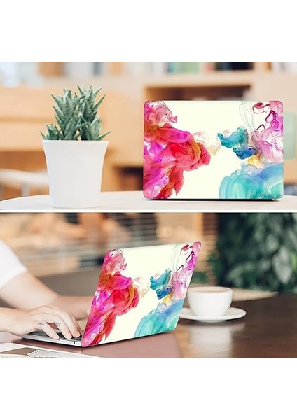 Macbook Air M1 Kılıf 13INÇ PAINT01NL (Touchıd'li M1 Air) A2337 A2179 A1932 ile Uyumlu R-37 fırsatları