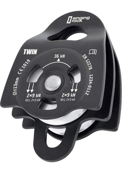 Rock Pulley Twin Roll Ikili Makara, Tırmanış Ekipmanı