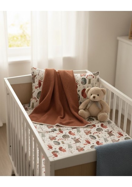 Bordo %100 Pamuk Bebek Pike Takımı