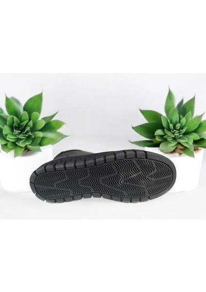 C-112 Erkek Hakiki Deri Rahat Kaymaz Taban Fermuarlı Kışlık Bot fiyatları