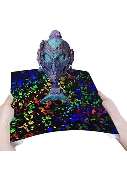 H1H 3D Yazıcı Platformu K1 K1C Levha 235X235MM,PÜRÜZSÜZ H1H Yapı Plakası Yaylı Çelik Baskı Yatağı,c modelleri