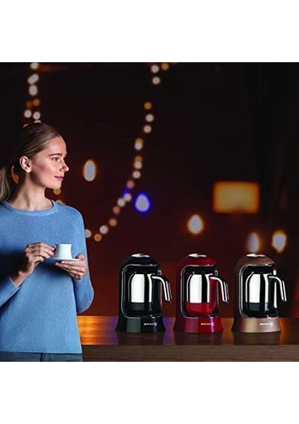Kahvekolik Rosagold/krom Otomatik Kahve Makinesi indirimleri