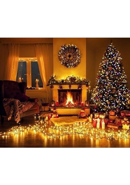 10 Metre 100'LÜ LED Solar Enerjili Işık Bahçe Işıklandırmak Için Lamba Dış Mekan Için Uygun Güneş Enerjili Aydınlatma Piknik Kamp Tatil Için Bahçe, Havuz Kenarı Aydınlatması SLR-100L