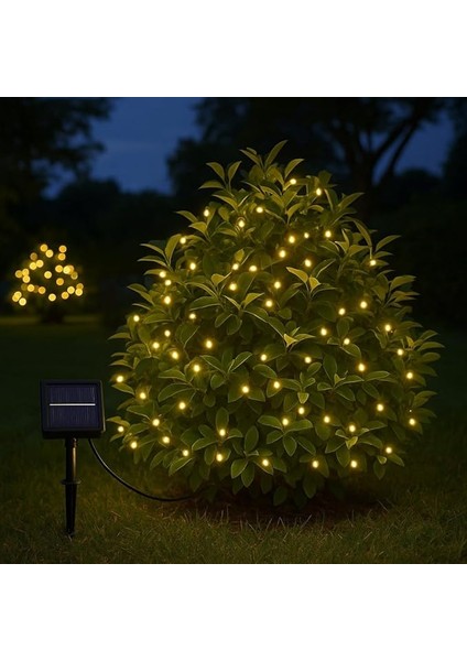 10 Metre 100'LÜ LED Solar Enerjili Işık Bahçe Işıklandırmak Için Lamba Dış Mekan Için Uygun Güneş Enerjili Aydınlatma Piknik Kamp Tatil Için Bahçe, Havuz Kenarı Aydınlatması SLR-100L indirimleri