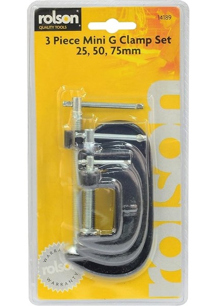 14189 3 Pc G Clamp Set fiyatları
