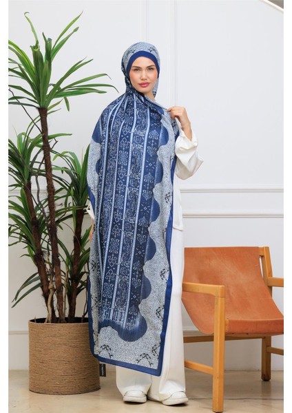 Zarif Paisley Desenli Dijital Soft Şal