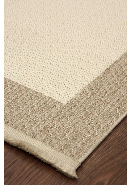 Sefton Krem Bej Çizgili Modern Sisal Makine Halısı fiyatları