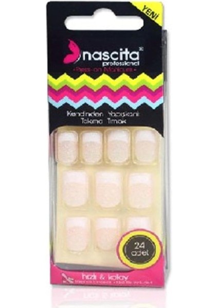 Nascita French Tırnak Kendinden Yapışkanlı (24&apos;lü)