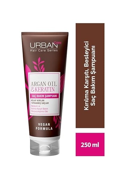 Care Argan Yağı & Keratin Kolay Kırılan Yıpranmış Saçlara Özel Saç Bakım Şampuanı 250 Ml- Vegan fiyatları