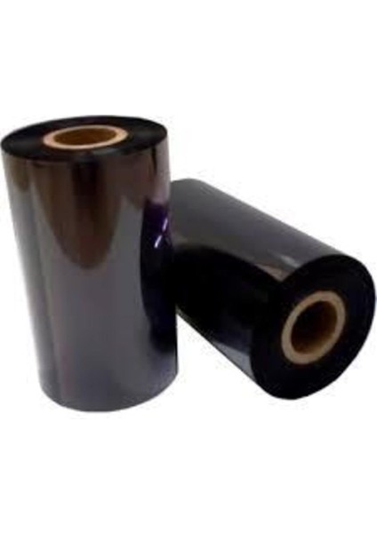 Argox ile Uyumlu 110MMX74MT Siyah Renk Wax Ribon