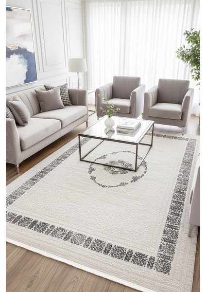 Pinto Salon Halısı Oturma Odası Halısı Klasik Desenli Halı Yumuşak Dokulu Modern Dokuma Halı