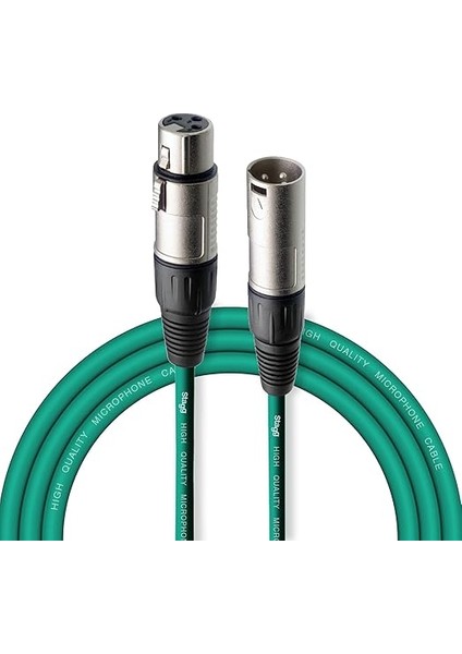 Smc3 Cgr 3 M Xlr - Xlr Mikrofon Kablosu, Yeşil