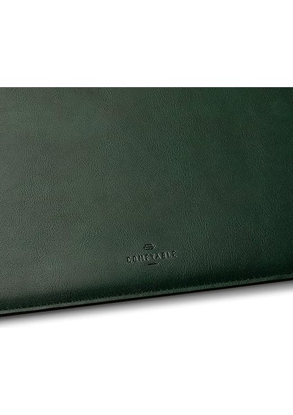 Laptop Kılıfı 15 Inç MacBook Air 15" M3 2024 A3114 & M2 2023 A2941 ile Tam Uyumlu, Suni Deri Kılıf Kılıf, Yeşil modelleri