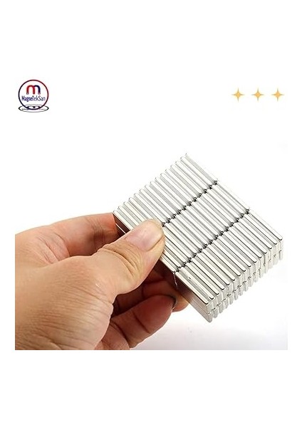 Magneteksan Neodyum Mıknatıs Dikdörtgen 20X10X2 mm (5 Adet Set) indirimleri