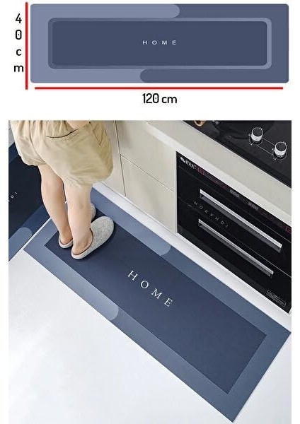 Banyo Paspası-Kaymaz Tabanlı-Süper Emici Banyo Paspası-Abdest Paspası-Uzun (Mavi) NKS129-M modelleri