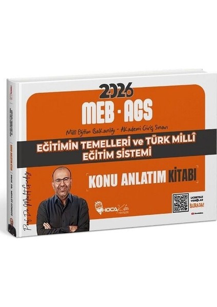 Hoca Kafası 2026 Meb-Ags Eğitimin Temelleri ve Türk Milli Eğitim Sistemi Konu Anlatım Kitabı Mevlüt Gündüz Hoca