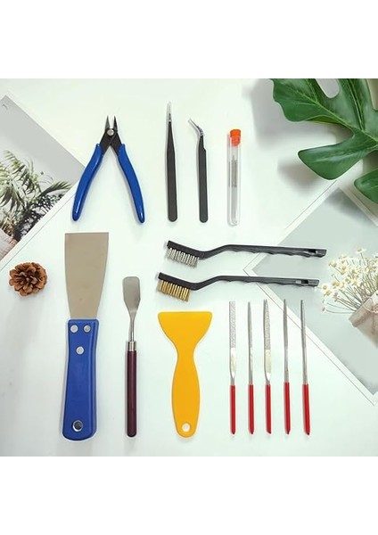 23 Parçalı 3D Yazıcı Alet Seti, 3D Yazıcı Aksesuarlarını Çıkarmak Için Aletler, Başlık Temizleme Seti, Spatula, Kazıyıcı ve Fırçalar Dahil modelleri