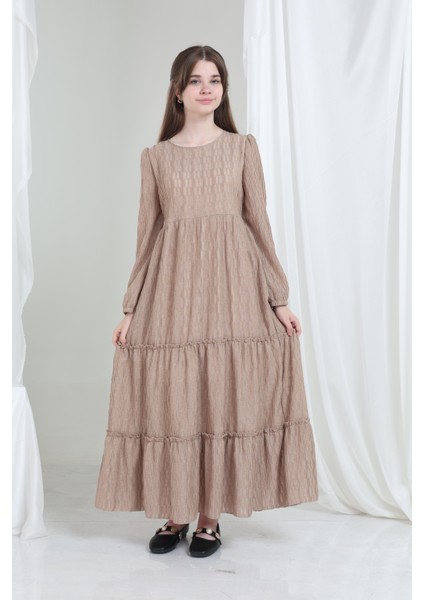 Mireya Kız Çocuk Elbise Kahverengi fiyatları