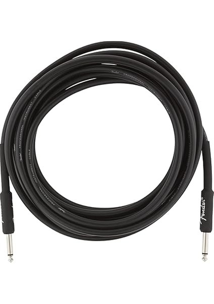 Professional Series Gitar Enstrüman Kablosu, 4,5 M, Düz/düz, Siyah fiyatları