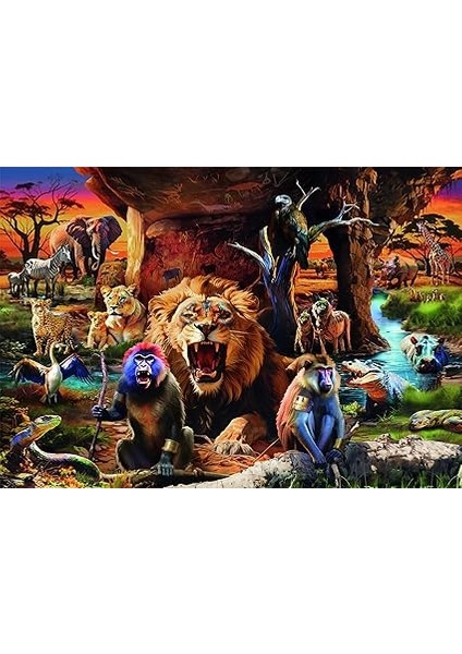 1500 Parça Yüksek Kaliteli Koleksiyon Puzzle The Tribal Society fiyatları