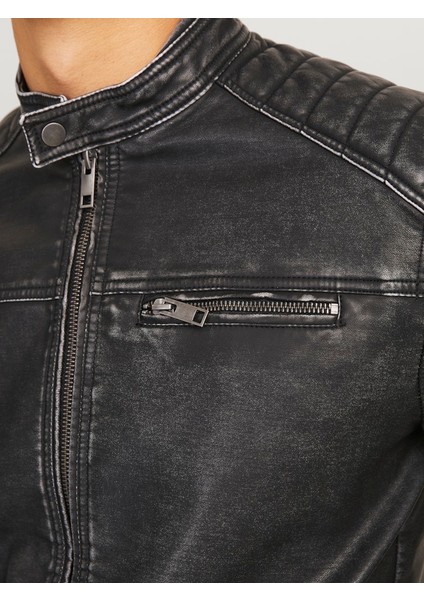 Erkek Siyah Deri Ceket 12273226 fiyatları