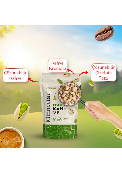 Minnettar Fıstıklı Kahve 165 Gr fırsatları