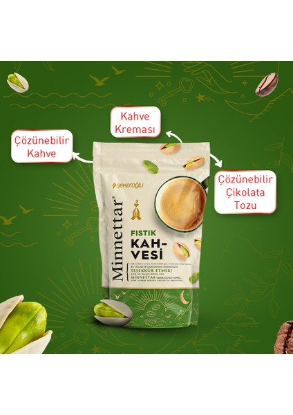 Minnettar Fıstıklı Kahve 165 Gr indirimleri