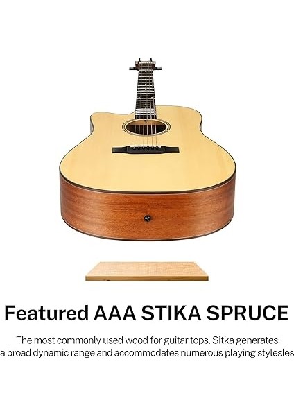 Dag-1cl Solak Akustik Gitar Paketi (Natural) modelleri