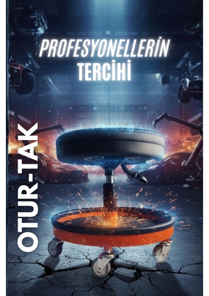 Tamirci Sandalyesi ,Tamirci Taburesi , Göçükçü Taburesi , Pasta Cila Taburesi