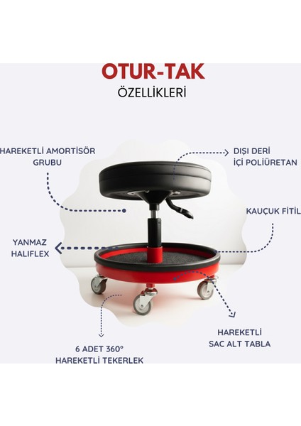Tamirci Sandalyesi ,Tamirci Taburesi , Göçükçü Taburesi , Pasta Cila Taburesi indirimleri