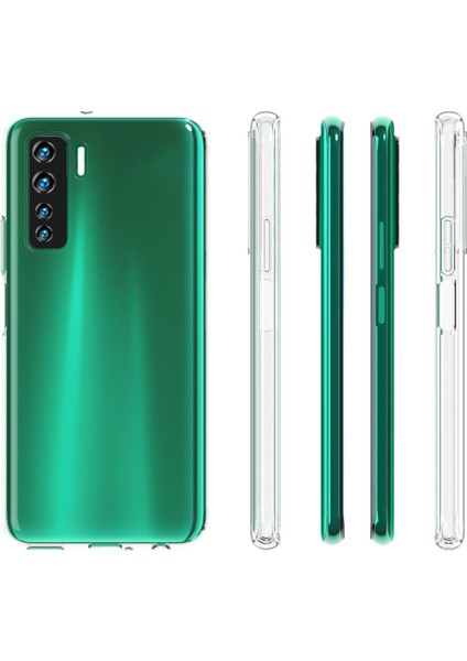 Huawei P40 Lite 5g Kılıf Mrsa Süper Silikon Kapak-Renksiz fiyatları