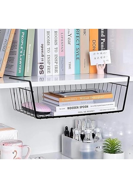 Paslanmaz Çelik 3'lü Lüks Mutfak Seti, Kanguru Raf + Havlu Kağıtlık + Mutfak Bez Askısı, Siyah indirimleri