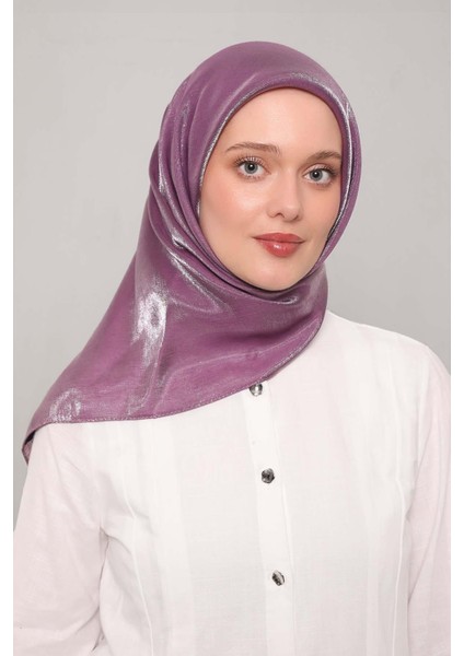 Mor Pırıltı Eşarp
