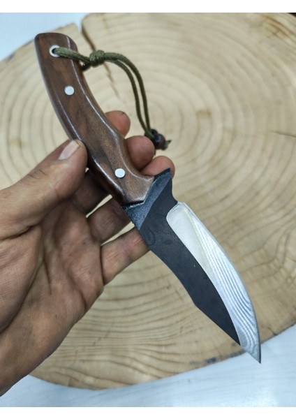 Bushcraft Bıçak Kılıflı Paslanmaz Celik Kamp Bıçağı Erkekler Için Kişiselleştirilebilir Hediye