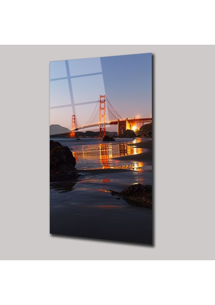 San Francısco Golden Gate Bridge - Cam Tablo - DEG0275