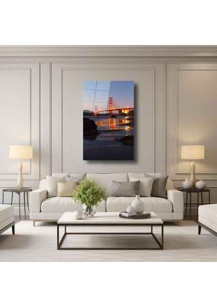 San Francısco Golden Gate Bridge - Cam Tablo - DEG0275 modelleri