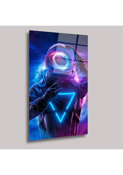 Neon Astronot - Cam Tablo - DEG0166 fiyatları