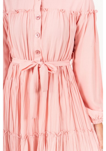 Selya Kız Çocuk Elbise Pembe modelleri