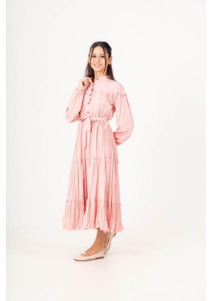 Selya Kız Çocuk Elbise Pembe fırsatları