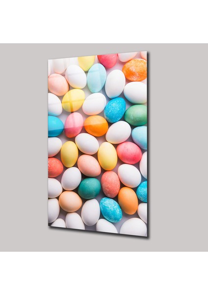 Renkli Taşlar - Cam Tablo - DEG0084