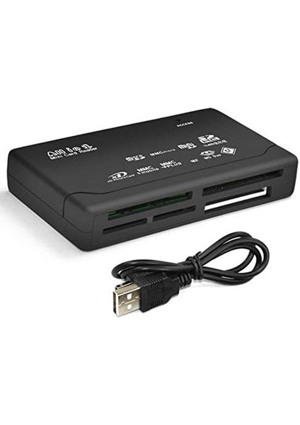 USB Hub Micro Sd/xd/mmc/ms/cf/tf Mini M2 Çoklu Kart Okuyucu 4296