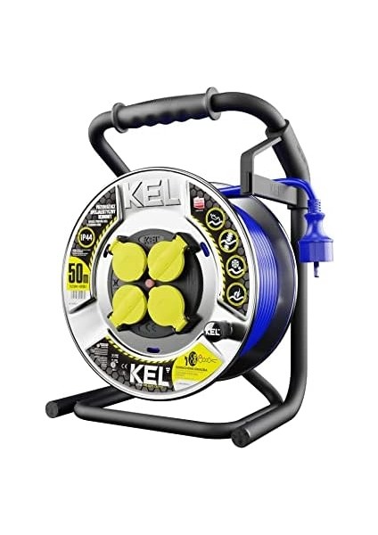 Kel 99471 Ağır Hizmet Tipi Uzatma Kablosu 50M, 3x2.5 Mm2 modelleri