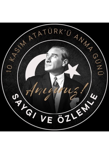 10 Kasım Atatürk'ü Anma Günü Okul Etkinlik Kumaş Pano 150X200 cm
